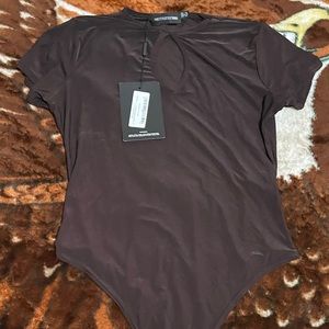 PLT brown bodysuit
